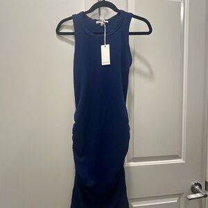 H&M Navy Midi Dress